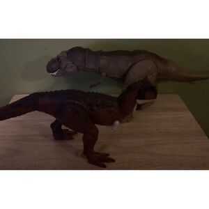 Jurassic World Fallen‎ Kingdom Thrash N' Throw, T-Rex And Carnotaurus, No Sound